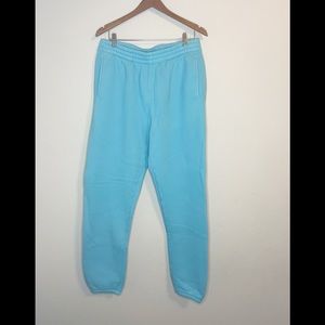NWT Outdoor Voices Scout Nimbus Cotton Sweatpants Blue Size XL